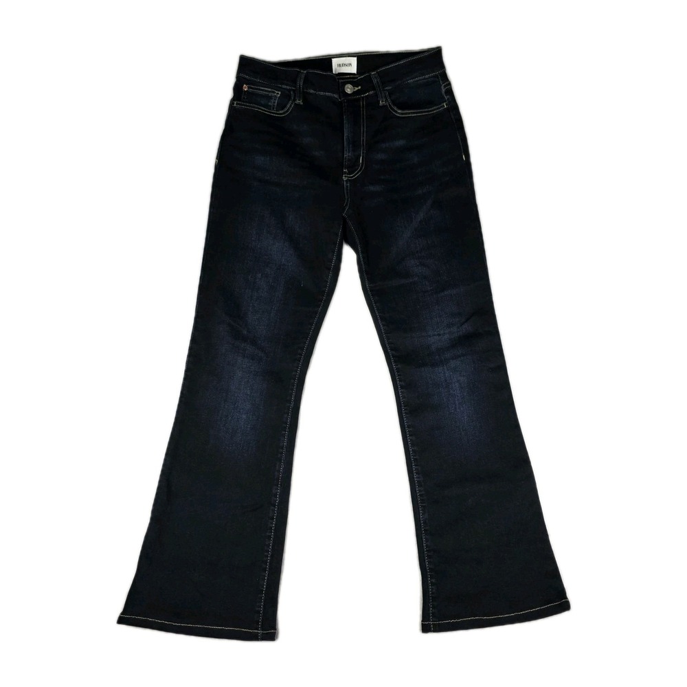 Hudson Jeans Womens Size 28 Blair Flare Dark Wash Blue Denim Pants
